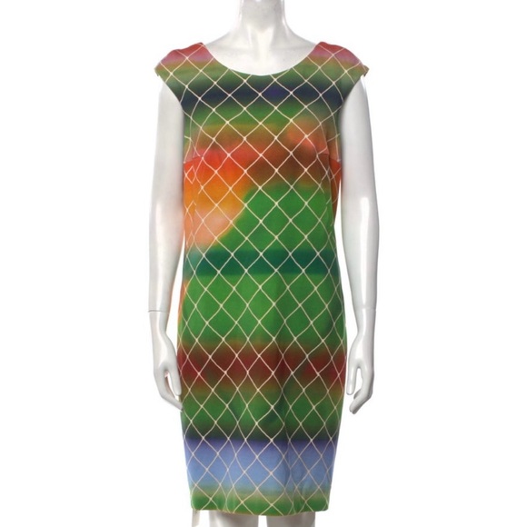 AKRIS PUNTO multicolor midi dress size 6! - Picture 3 of 7